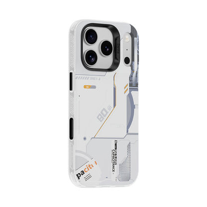BENKS ETUI DYNAMIC MAGNETIC MECHA (E070) DO IPHONE 17 PRO MAX BIAŁY (CAMERA CONTROL BUTTON)