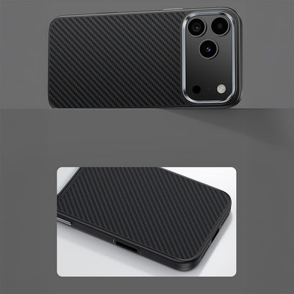 BENKS ETUI MAGNETIC ARMOR PRO KEVLAR METAL FRAME 600D (A070) DO IPHONE 17 PRO MAX CZARNY (CAMERA CONTROL BUTTON)