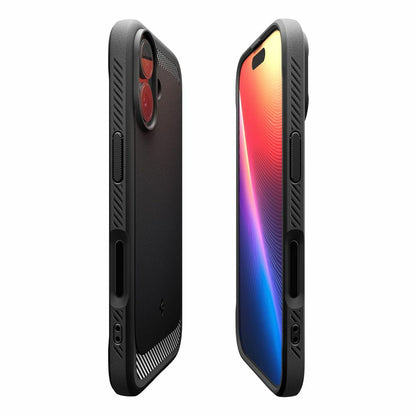 ETUI SPIGEN RUGGED ARMOR MAG MAGSAFE ACS10367 DO IPHONE 17 - MATTE BLACK