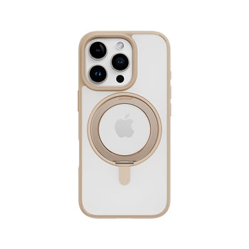 ROCK ETUI ROTATING STAND SOFT TOUCH SERIES MAGNETIC DO IPHONE 16 PRO ZŁOTE