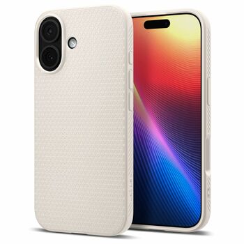 ETUI SPIGEN LIQUID AIR ACS10372 DO IPHONE 17 - NATURAL TITANIUM