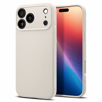 ETUI SPIGEN LIQUID AIR ACS10334 DO IPHONE 17 PRO - NATURAL TITANIUM
