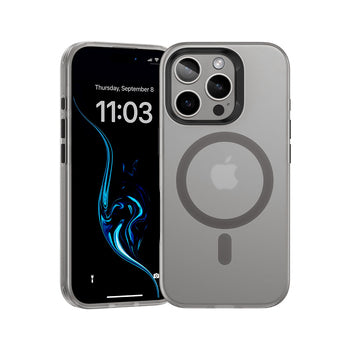 BENKS ETUI MAGNETIC LUCID ARMOR (0065) DO IPHONE 16 PRO SZARY