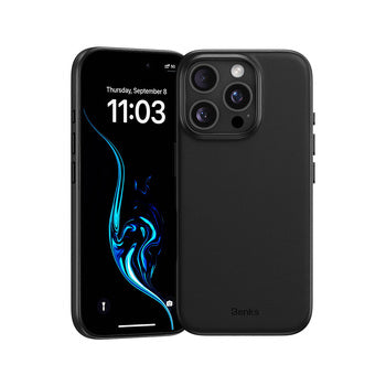 BENKS ETUI MAGNETIC VITA PRO SILICONE DO IPHONE 16 PRO MAX CZARNY